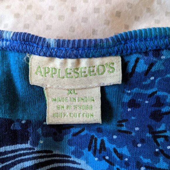 Appleseeds V-neck 3/4 sleeve Top - Picture 3 of 4